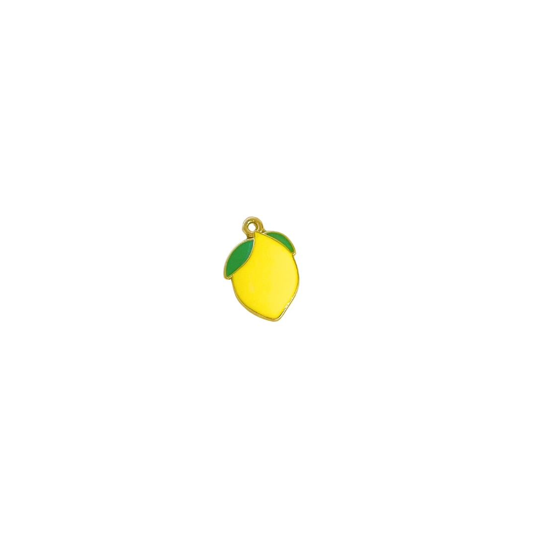 Enamel Lemon Charm