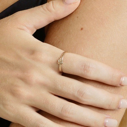 Kyla | 14K Gold filled Knot Ring