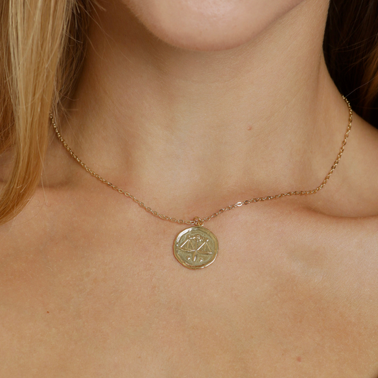 Libra Zodiac Necklace
