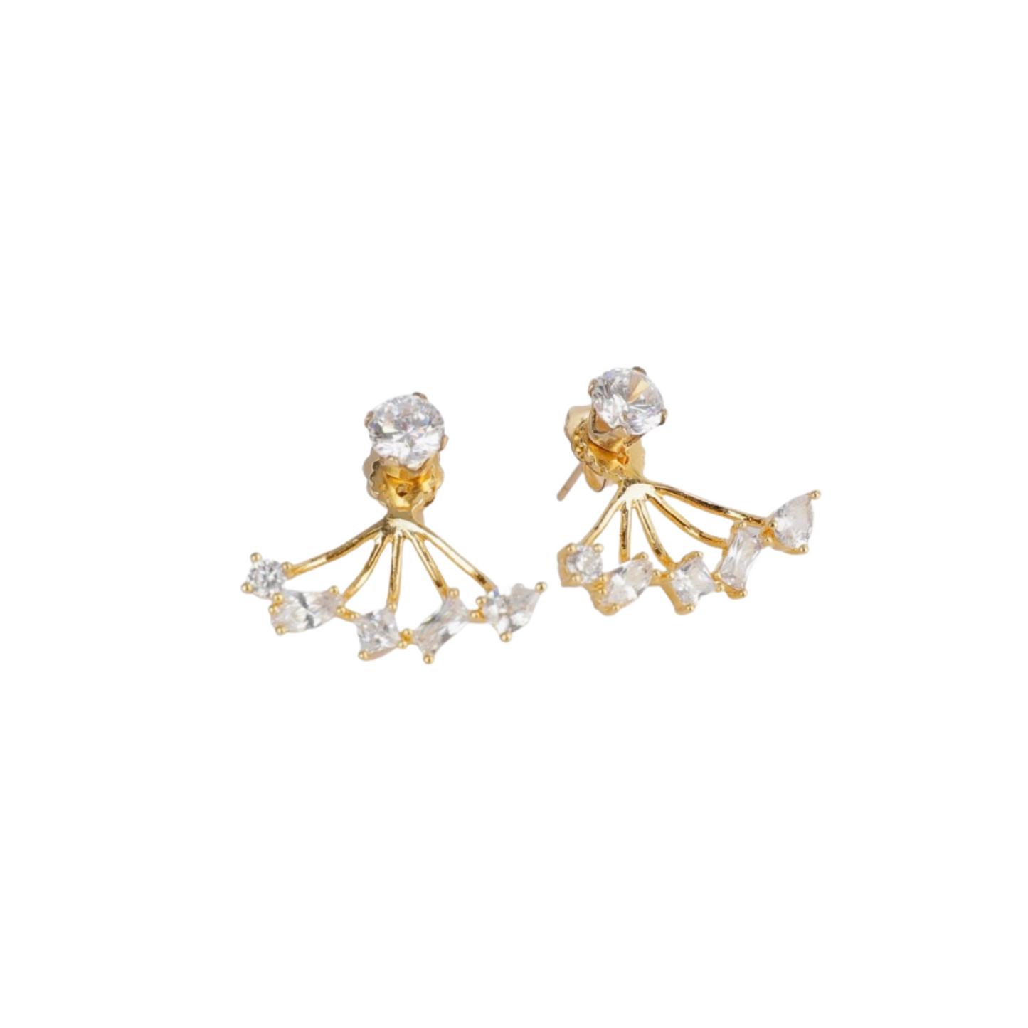 Camila | 14K Gold filled Cluster CZ Earring Jacket