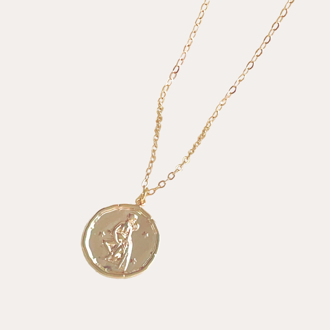 Aquarius Zodiac Necklace