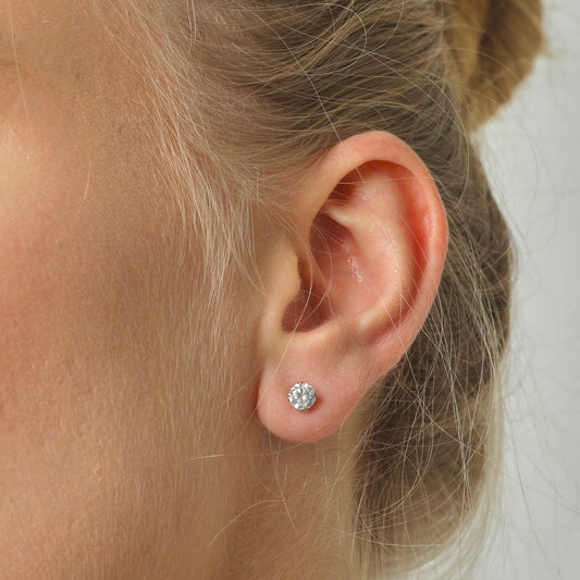 Mia | 14K Gold filled 5mm Cz Studs