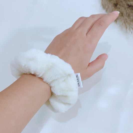 Faux Fur Scrunchies