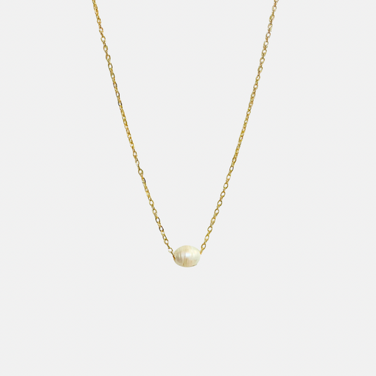 Solo Pearl Necklace | 14K Goldfilled