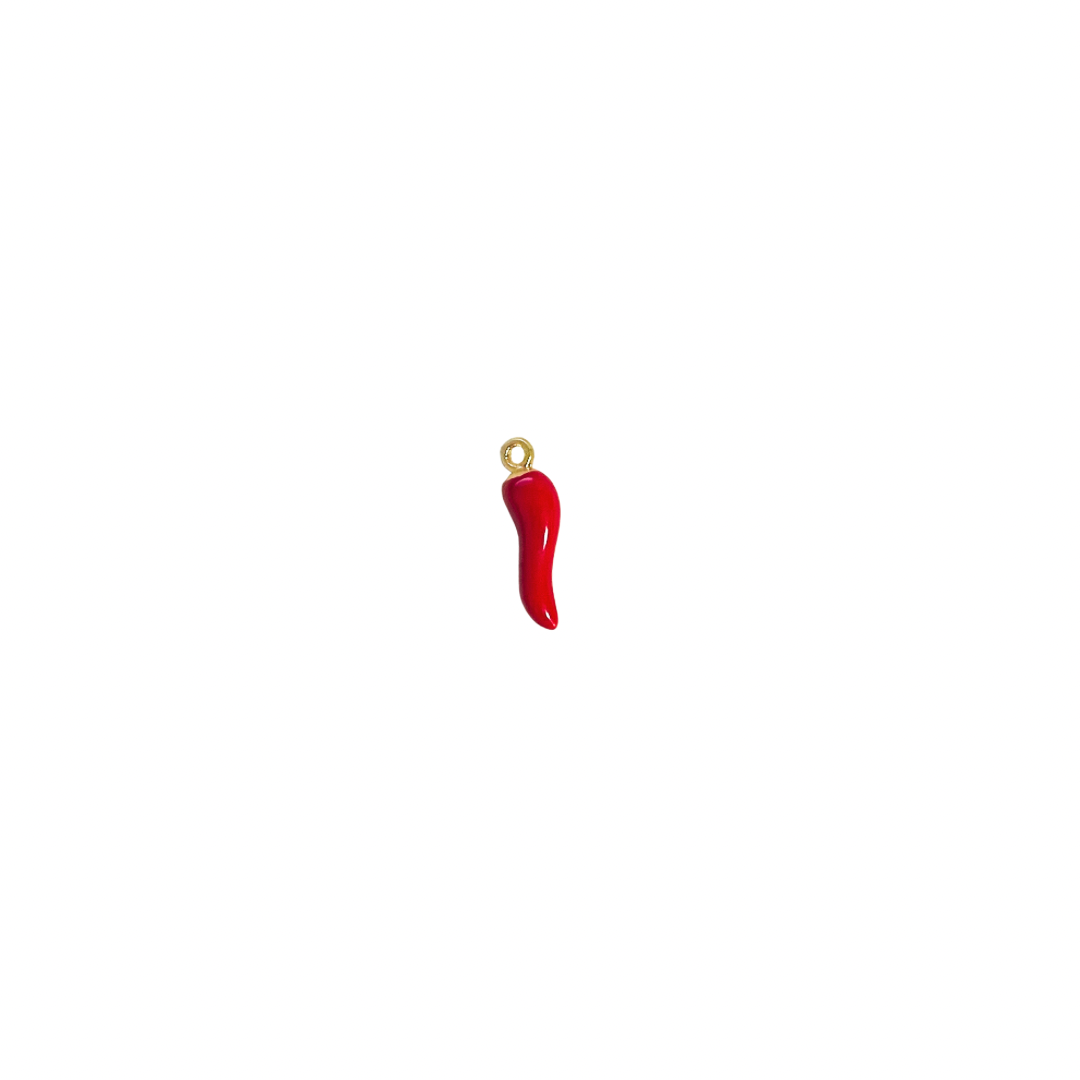 Red Chili Gold Charm
