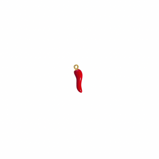 Red Chili Gold Charm