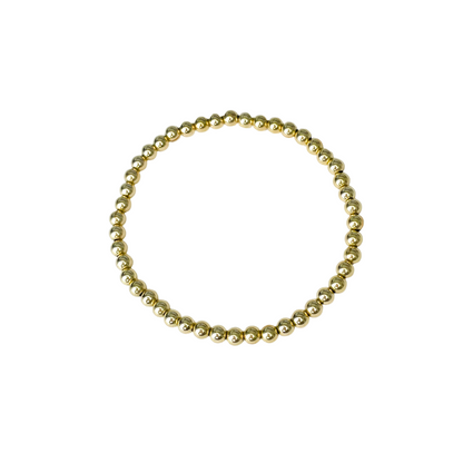 Amy | 14K Gold filled 4mm Bead Bracelet