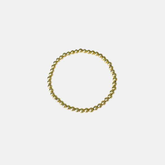 Amy | 14K Gold filled 4mm Bead Bracelet