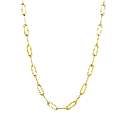 Aspen | 14K Gold filled Paperclip Necklace