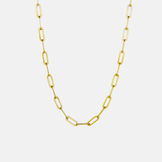 Aspen | 14K Gold filled Paperclip Necklace