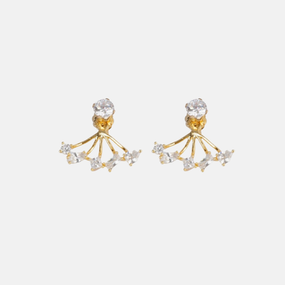 Camila | 14K Gold filled Cluster CZ Earring Jacket