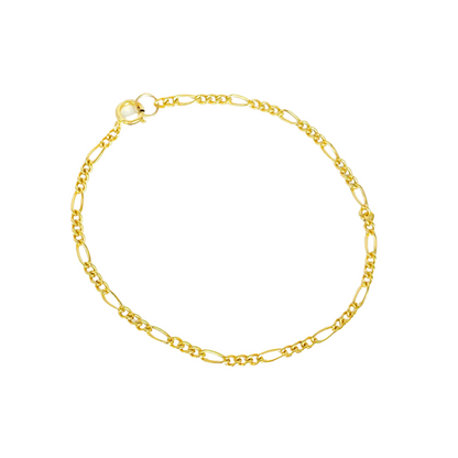 Chloe | 14K Gold filled Figaro Bracelet