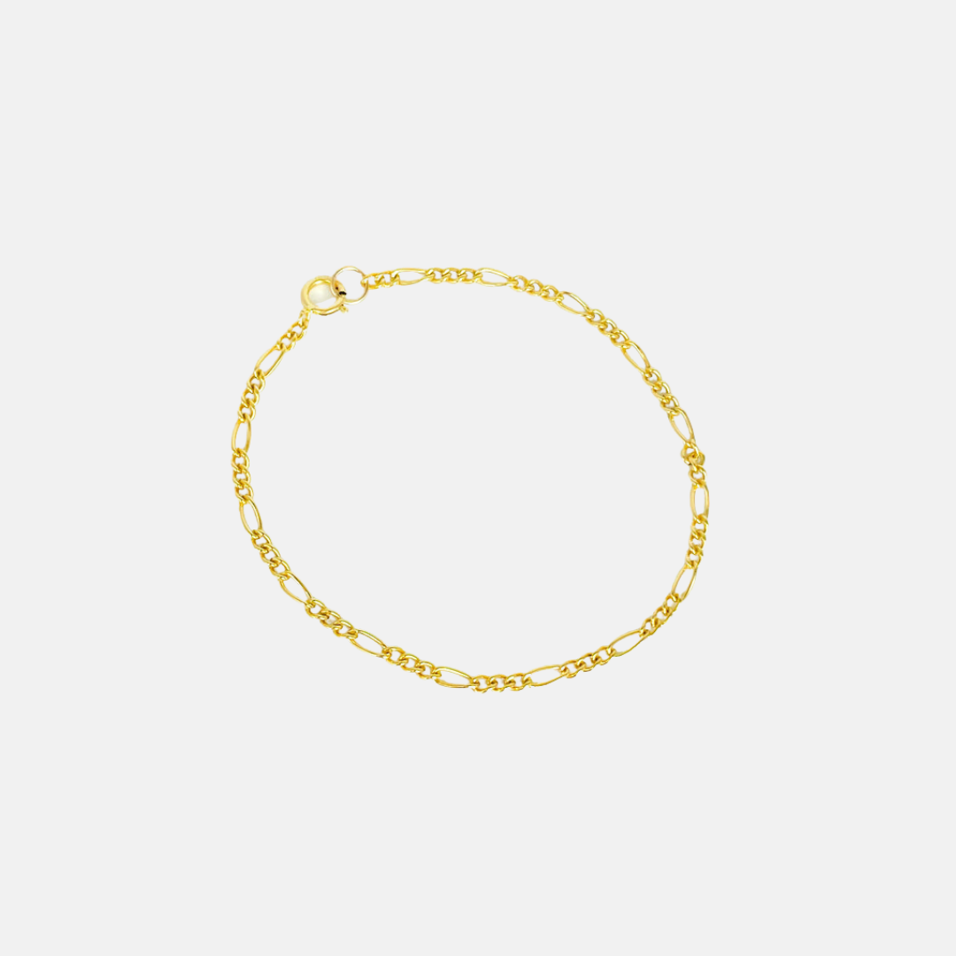 Chloe | 14K Gold filled Figaro Bracelet