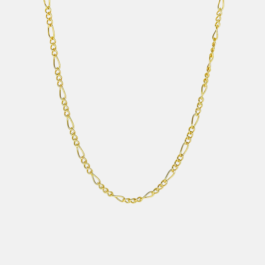 Chloe | 14K Gold filled Figaro Chain Necklace