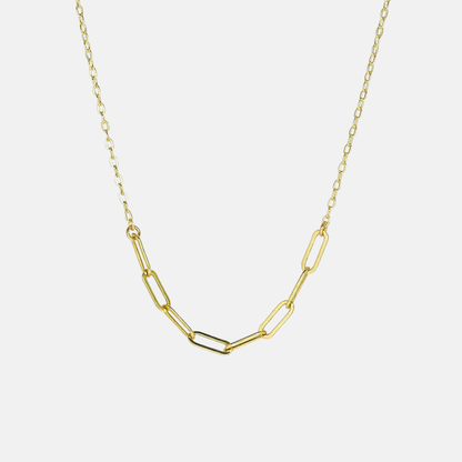 Enola | 14K Gold filled Paperclip Cable Chain Necklace