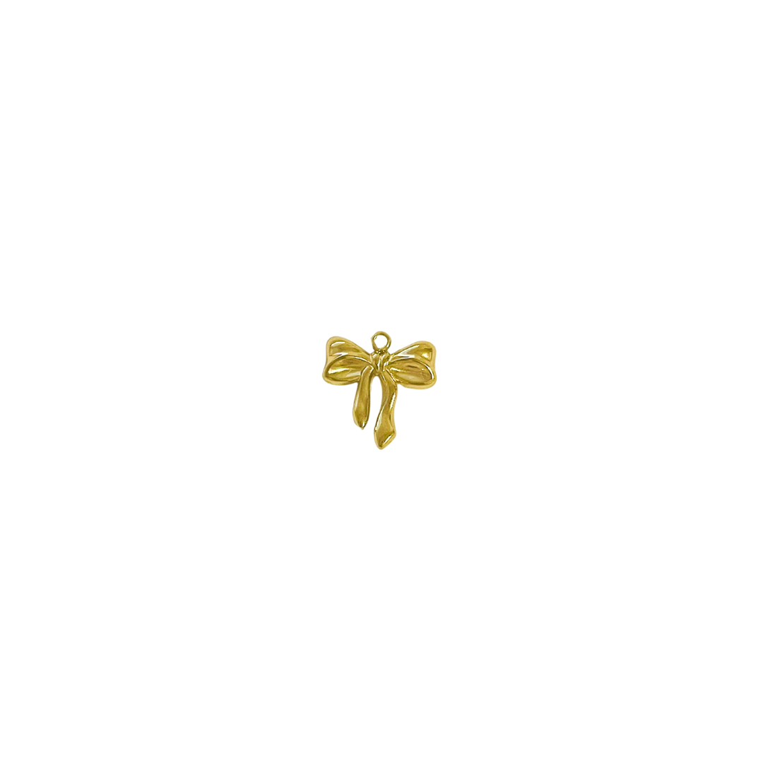 Gold Bow Charm