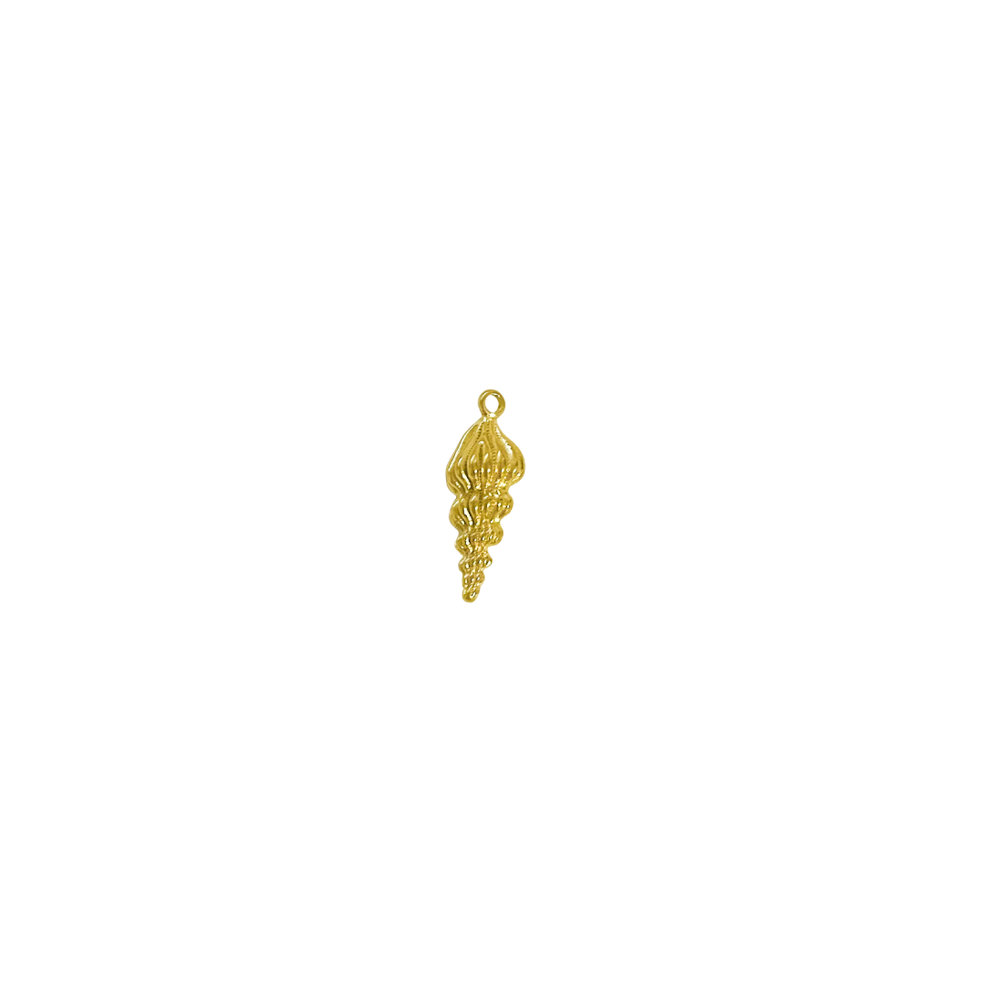 Gold Shell Charm
