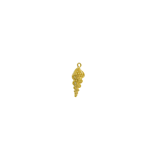 Gold Shell Charm