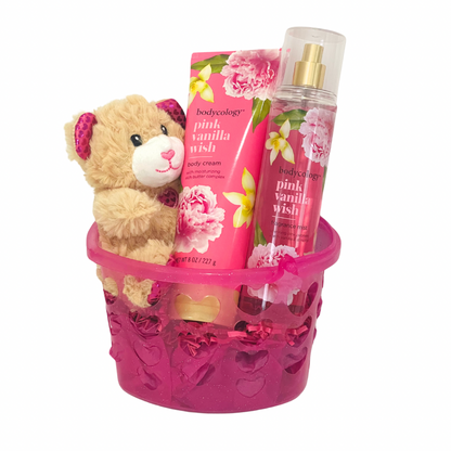 Pink Vanilla Wish Gift Basket