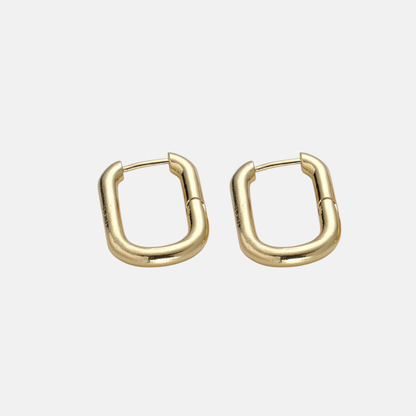 Laura | 14K Gold filled U Shape Hoop Earrings