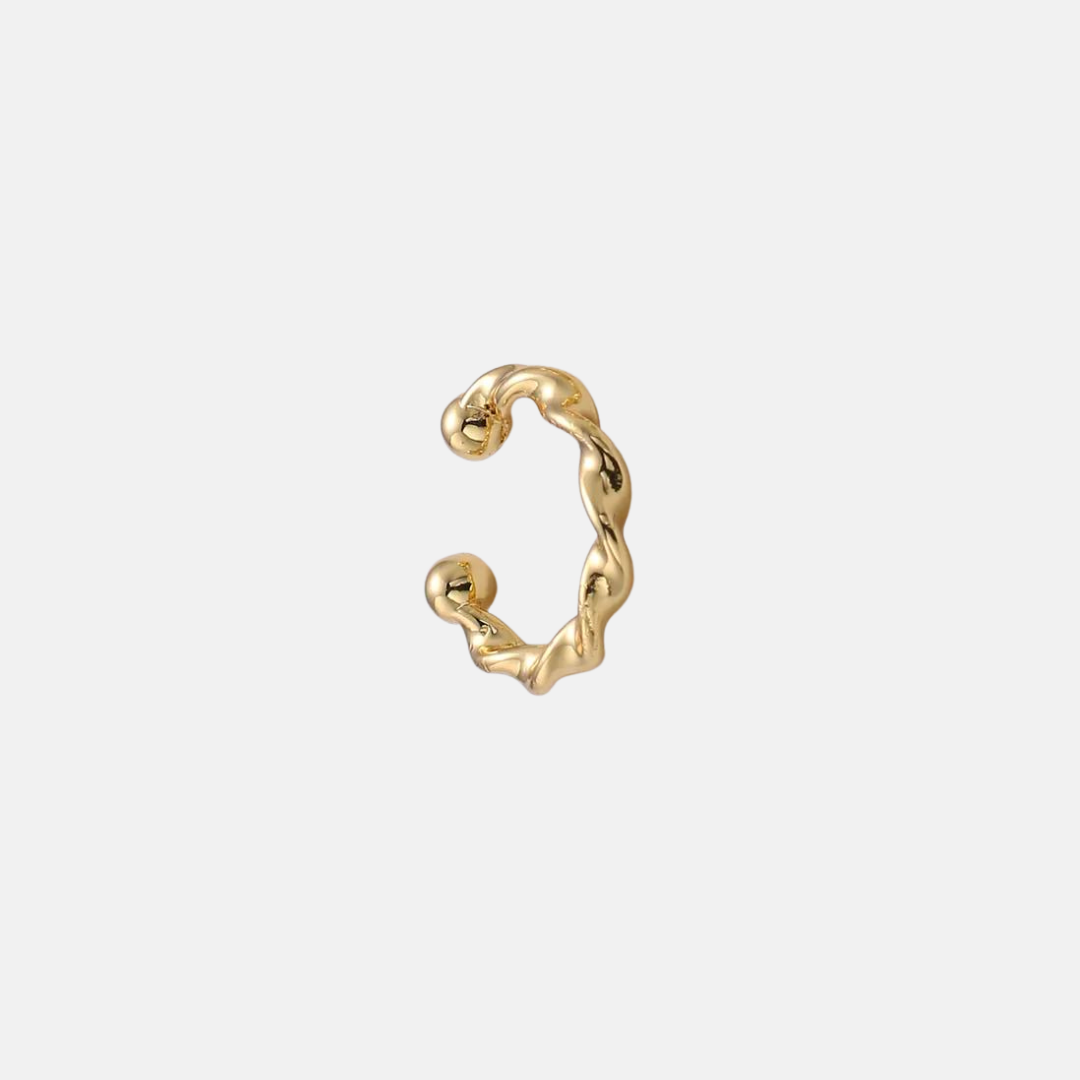 Leia | 14K Gold filled Twisted Cuff Earrings