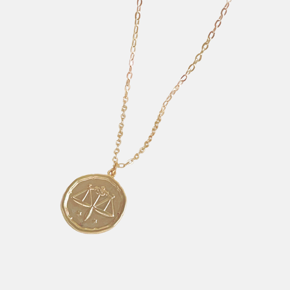 Libra Zodiac Necklace