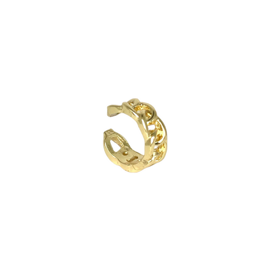 Nora | 14K Gold Plated Chain Link Cuff Earring