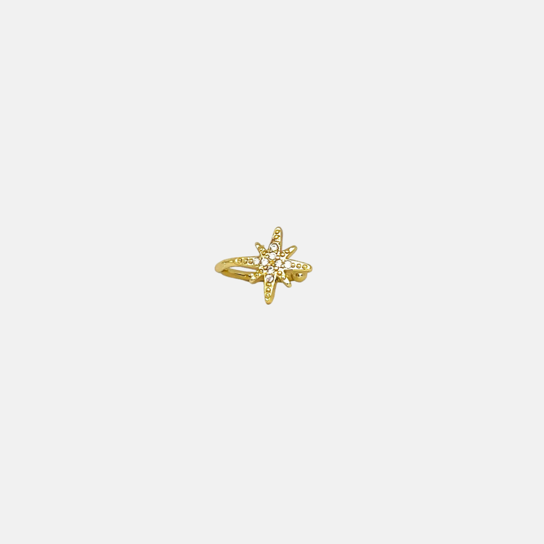 Scarlett | 14K Gold filled Pave Star Cuff Earring