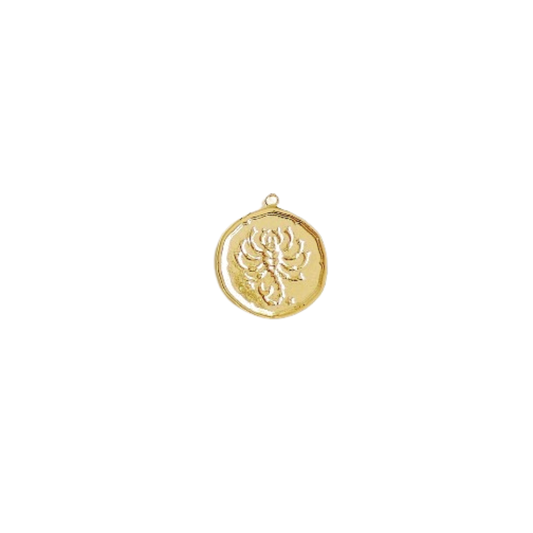 Scorpio Medallion Charm