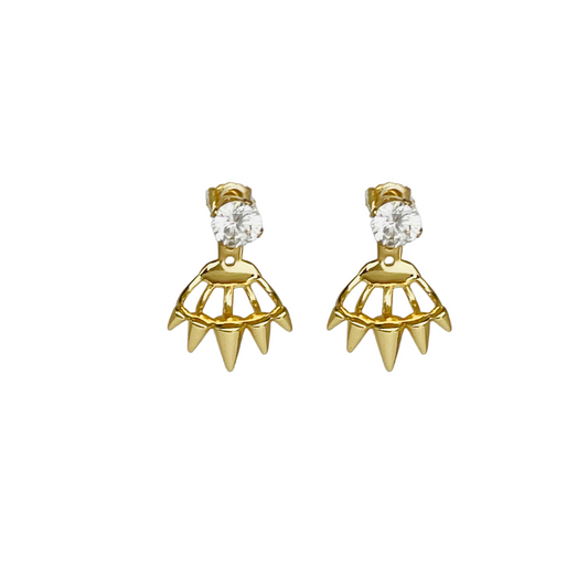 Sylvia | 14K Gold filled Spike Earring Jackets