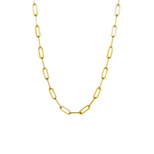 Aspen | 14K Gold filled Paperclip Necklace