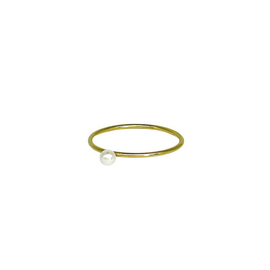 Kelsey | 14K Gold filled Pearl Ring