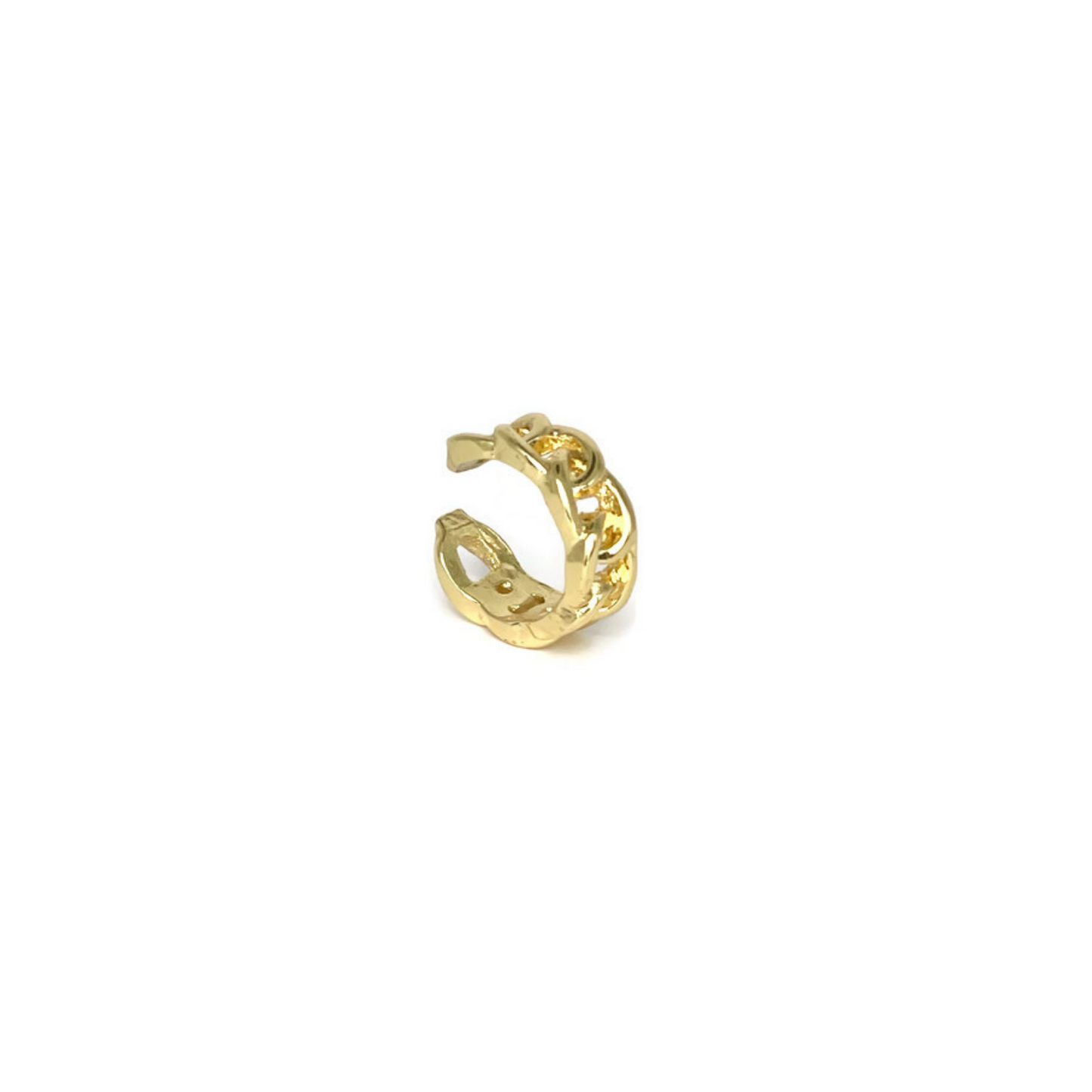 Nora | 14K Gold Plated Chain Link Cuff Earring