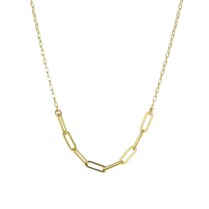 Enola | 14K Gold filled Paperclip Cable Chain Necklace