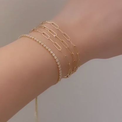 Lana | 14K Gold filled Adjustable Tenis Bracelet