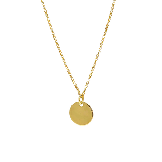 Julia | 14K Gold filled Disc Necklace