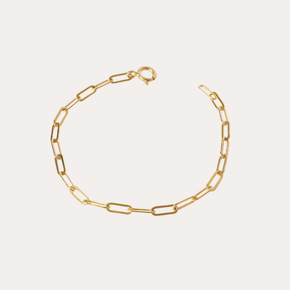 Aspen | 14k Gold filled Paperclip Bracelet