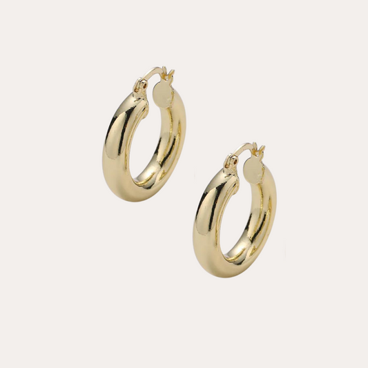 Gianna | 14K Gold Vermeil 20mm Hoop Earrings