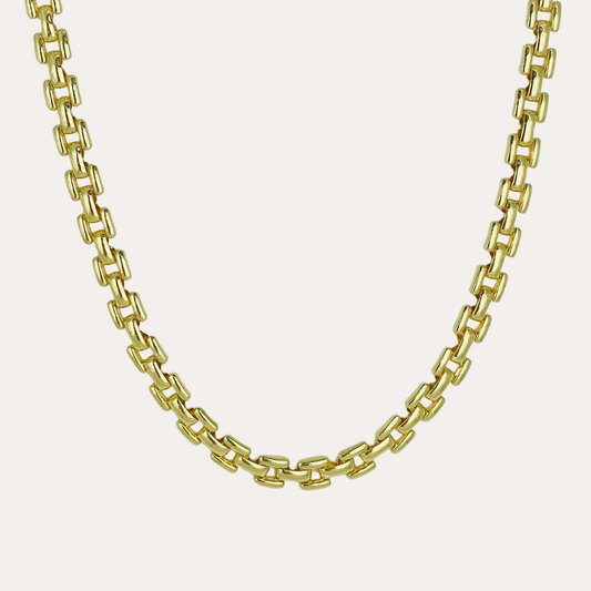 Iris | 14K Gold filled Panther Chain Necklace