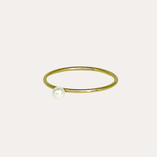 Kelsey | 14K Gold filled Pearl Ring