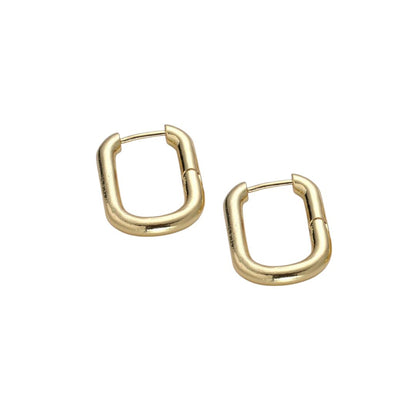 Laura | 14K Gold filled U Shape Hoop Earrings