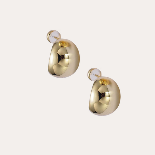 Mildred | 14K Gold filled Stud Dome Earrings