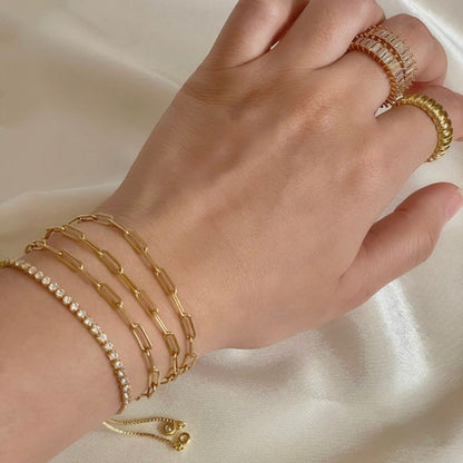 Lana | 14K Gold filled Adjustable Tenis Bracelet